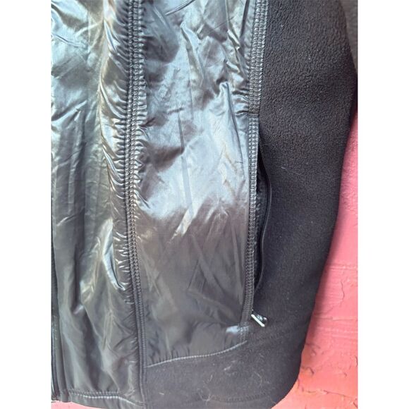 Tek Gear Windbreaker Jacket Black Size M Lightweight Casual - Picture 4 of 6